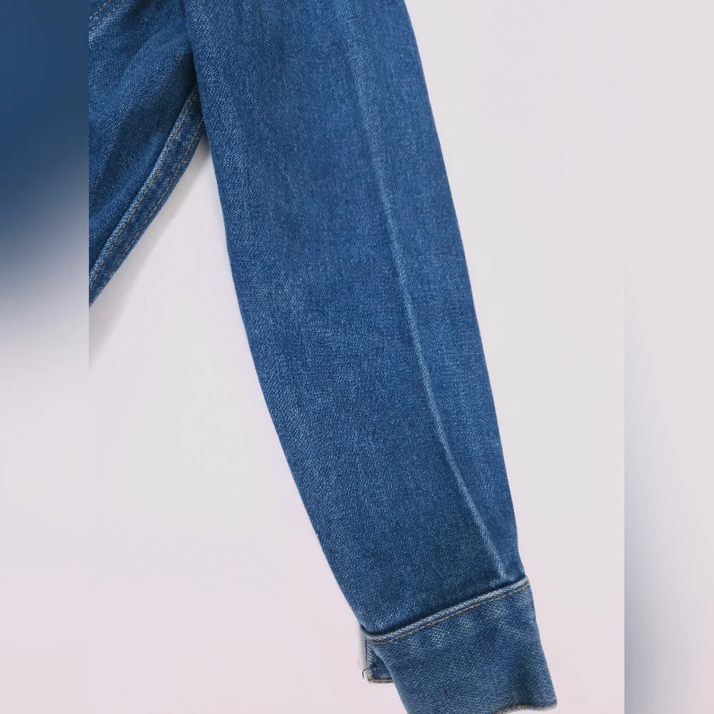 Wrangler Vintage No Fault Denim 100% Cotton USA Kids Denim Jacket Jeans 10
